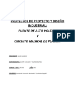 Proyectos de Proyecto y Diseño Industrial