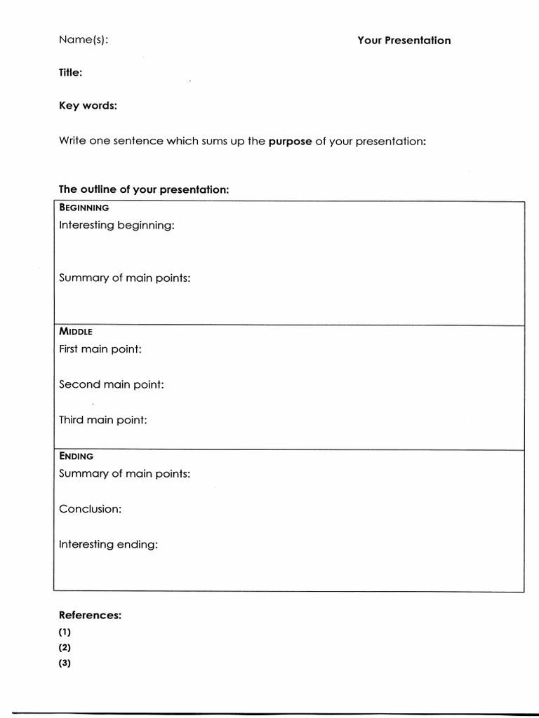 Classe 3 real your presentation print for class pdf