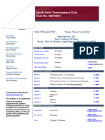 SDTM Meeting 675 27th April 2019 Agenda