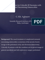 Laparocentesis for Critically Ill Neonates With Perforated Necrotizing