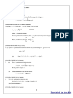 Provided by Dse - Life: Papers Questions 1. Foundation Knowledge Area 1. Mathematical Induction