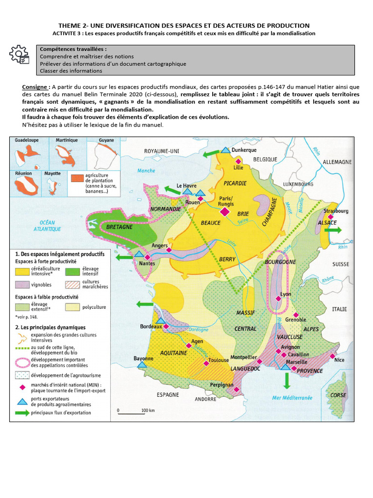 Espaces Productifs en France : Dynamiques et Défis | PDF | Ordinateurs