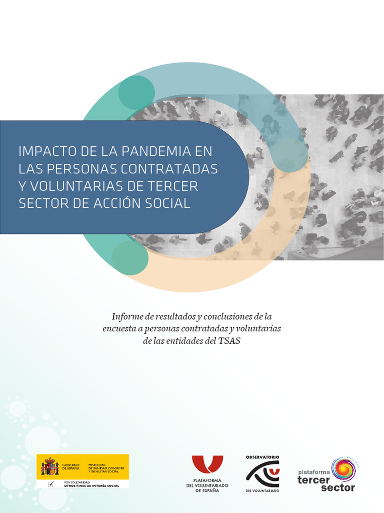 Impacto de La Pandemia en Las Personas Contratadas y Voluntarias de ...