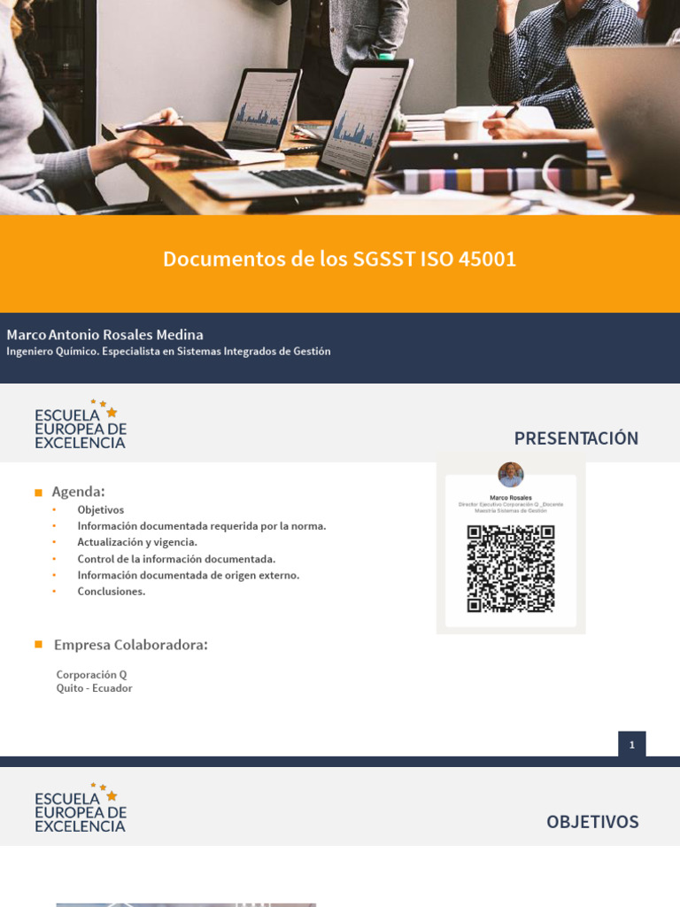 Documentos de los SGSST ISO 45001 | PDF | Planificación | Información