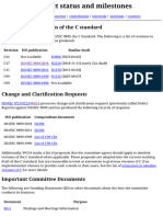 Project Status and Milestones