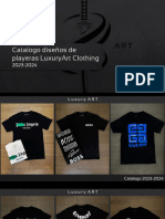 Catalogo Diseños de Playeras LuxuryArt Clothing