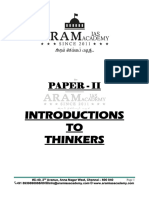 Indian Thinkers Introduction