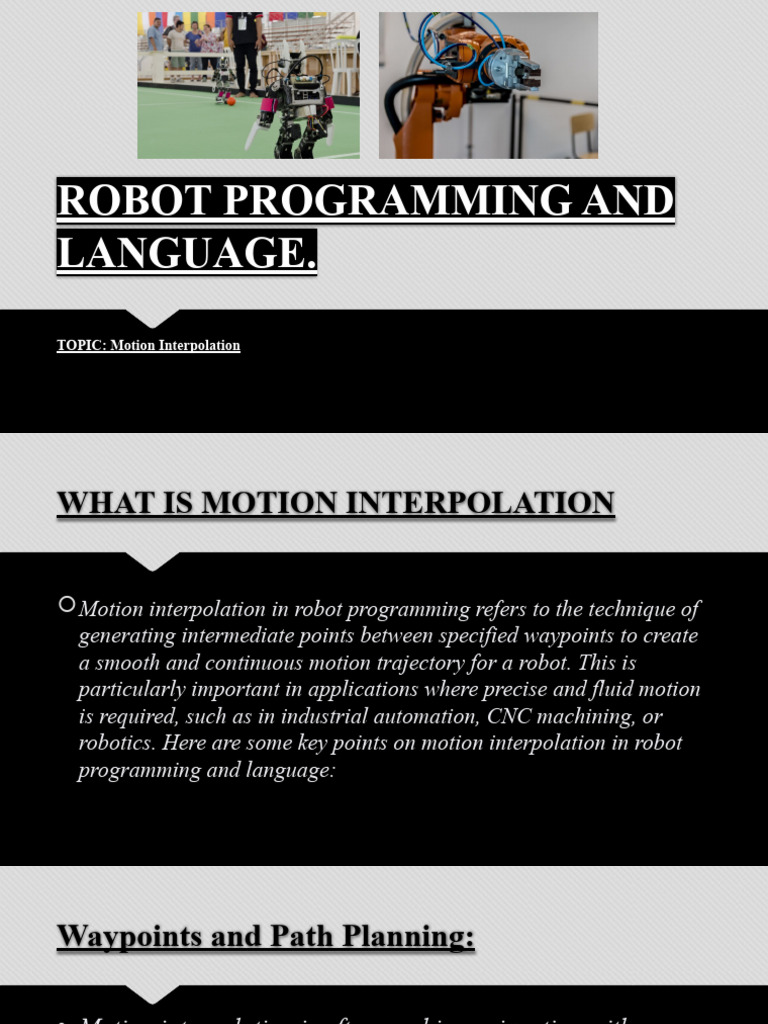 Robot Programming and Language | PDF