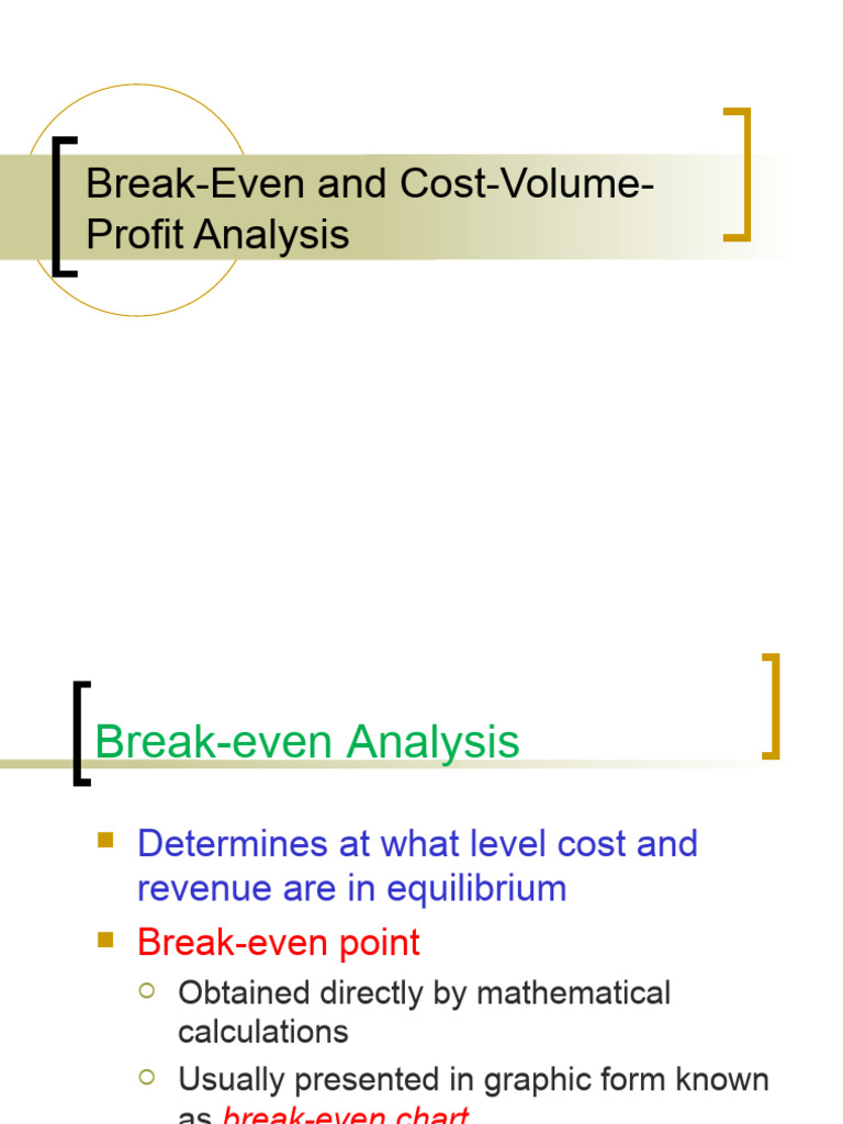 Is Your Break Even Analysis Flawed One Key Element Missing - z08zvvn