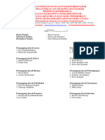 Susunan Kepanitiaan PELANTIKAN, UP-GRADING, DAN RAKER