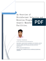 Article-4 An Overview of Disinfectant Selection and Rotation Program For Aseptic Manufacturing Facilities