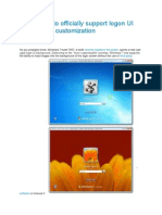 Windows 7 to Officially Support Logon UI Background Customization