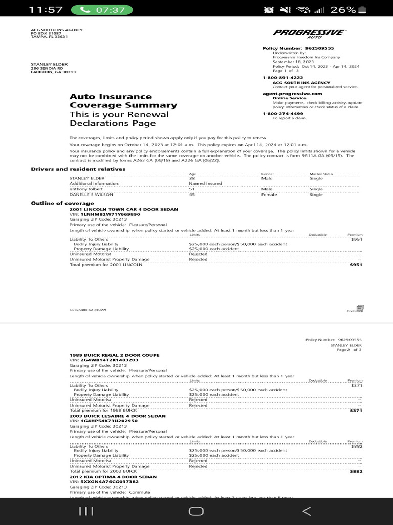 Car Insurance | PDF