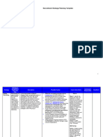 Sample Recruitment Strategy Planning Template