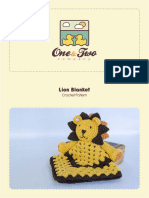 Lion Blanket Crochet Pattern