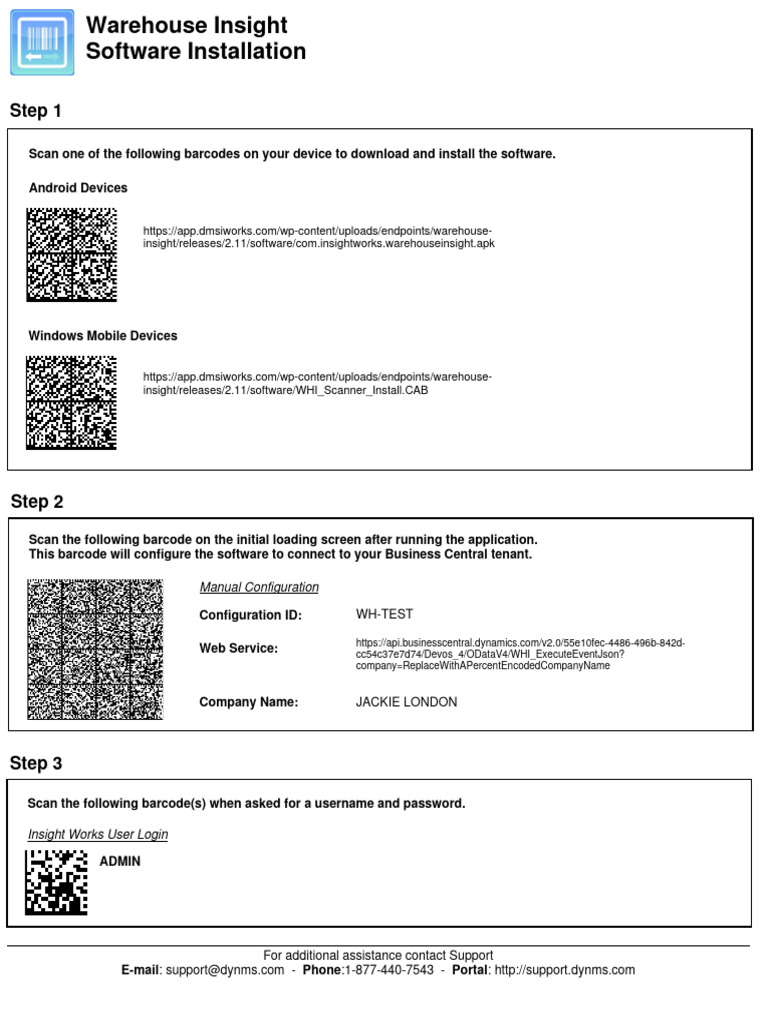 Warehouse Insight Software Setup Guide | PDF