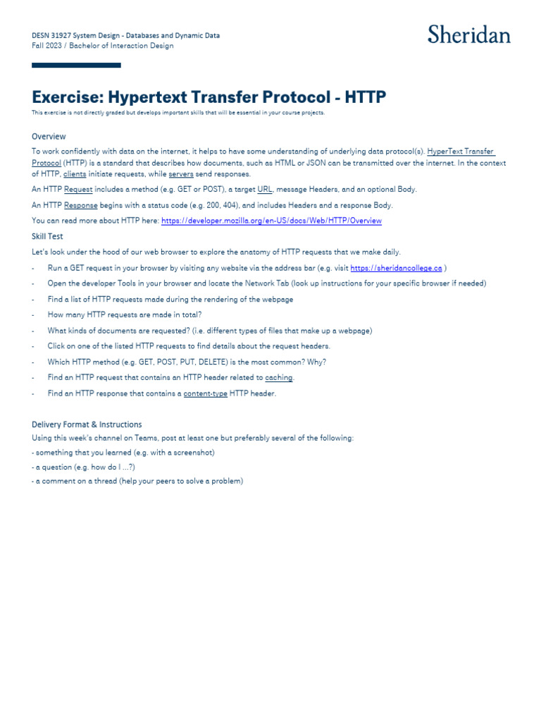 Understanding HTTP Requests and Responses | PDF