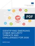 ENISA Foresight Cybersecurity Threats for 2030