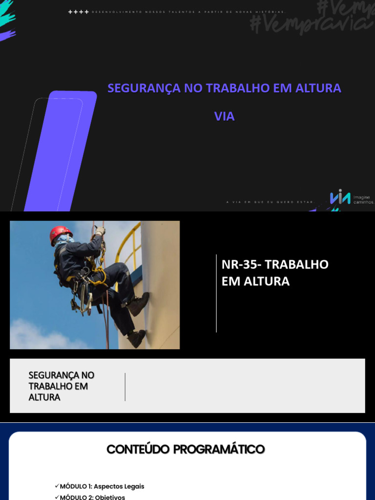 NR 35 Trabalho em Altura | PDF
