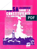 Sobre La Constituyente y El Gobierno Provisional, Rosa Luxemburgo