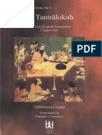 Sri Tantraloka. Chapter One (125p) - Abhinavagupta Chatterjee, Gautam (TR)