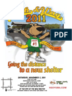Walk 'N Wag 2011 8.5 X 11 In. Flyer