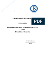 Bases Biologicas y Antropológicas de La Vida (Distancia) - PA