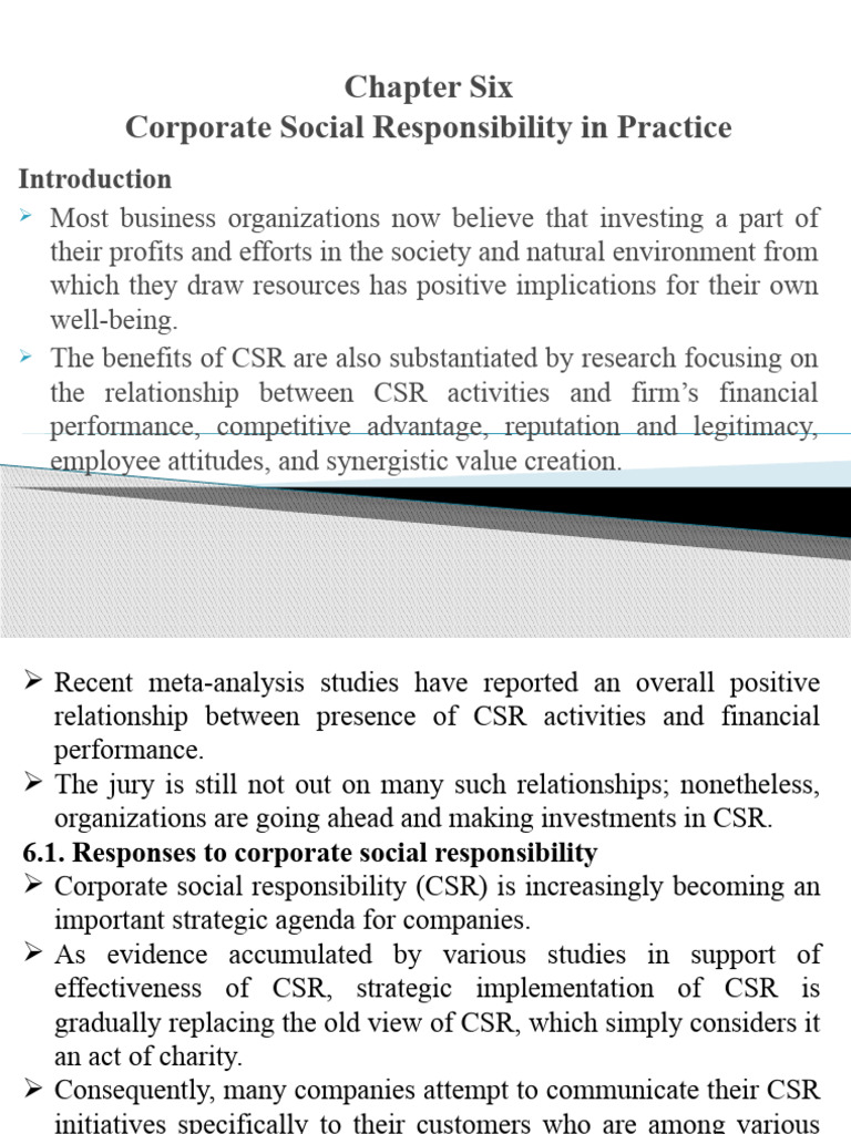 Corporate Social Responsibility Insights | PDF | Corporate Social ...