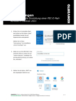 Anleitung Einrichtung PEC-Mail Mit Outlook Deutsch 2021