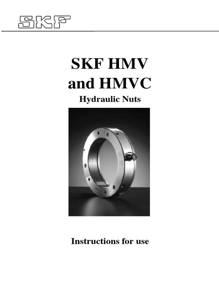 SKF Hydraulic Nut PDF Bearing (Mechanical) Piston