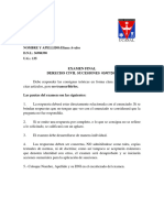 Examen Sucesiones 5 de Julio 2023