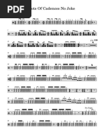 Lots of Cadences No Joke: Bass Drums