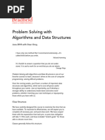 Algorithms 2018 06 Outline