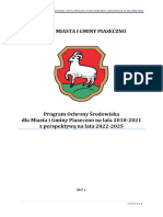 Projekt Programu Ochrony Å Rodowiska Dla Miasta I Gminy Piaseczno Na Lata 2018 Â 2021