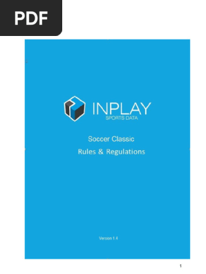 InPlaySD Soccer Sr Rules and Regulations