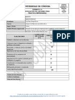 Anexo 24. Formato 13 - Evaluación Del Informe Final Práctica Empresarial