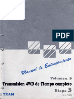 3-5 Transmision 4wd de Tiempo Completo