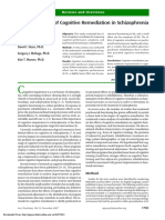 A Meta-Analysis of Cognitive Remediation in Schizophrenia