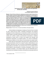 A Escola Moderna de Francisco Ferrer y Guardia Como Uma Experiência de Educação Libertária