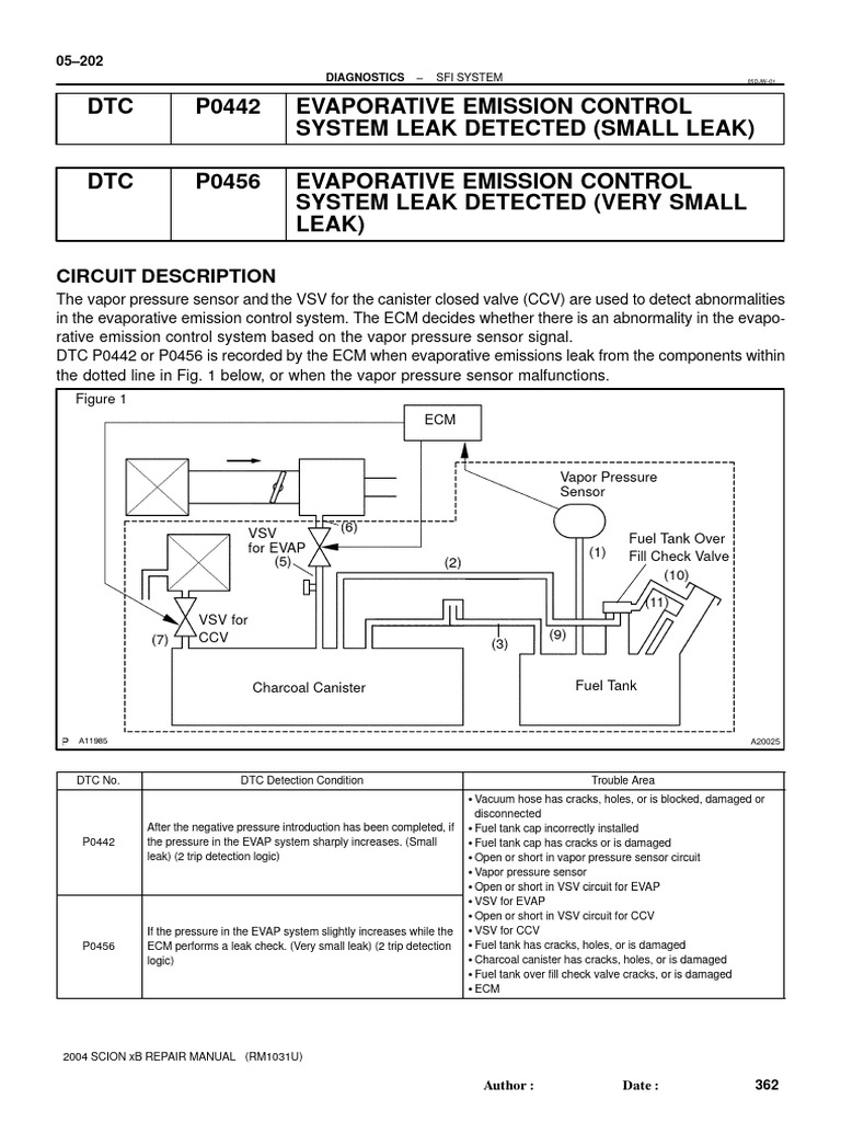 Evaporative Emission Control Leak | PDF | Leak | Pascal (Unit)