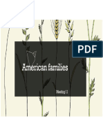 Cross Cultural Understanding 11 American Families