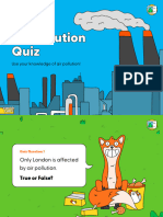 Air Pollution Quiz City Activity Earth Cubs