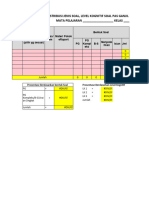 Format Distribusi Bentuk Soal Dan Level Kognitif - PAS 2022-2023