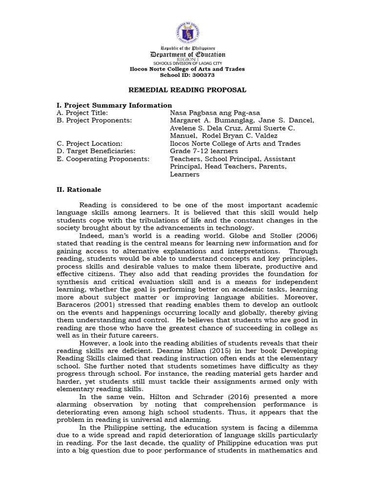 remedial-reading-proposal-pdf-reading-comprehension-educational