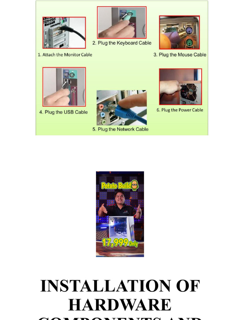 assembly and disassembly of computer | PDF