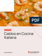 Caldos en Cocina Italiana Recetario