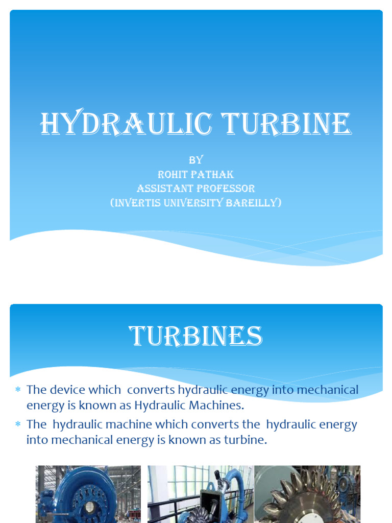 HYDRAULIC TURBINE PROBLEMS AND SOLUTIONS PDF visual data 6