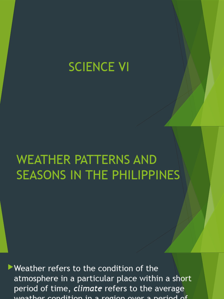Weather and Seasons in Philippines | PDF | Business | Home & Garden