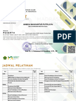 Sertifikat Peserta ANNISA MASGUNTUR PUTRI, SPD