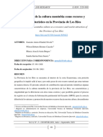 Importancia de La Cultura Montubia Como Recurso y Atractivo Turístico en La Provincia de Los Ríos